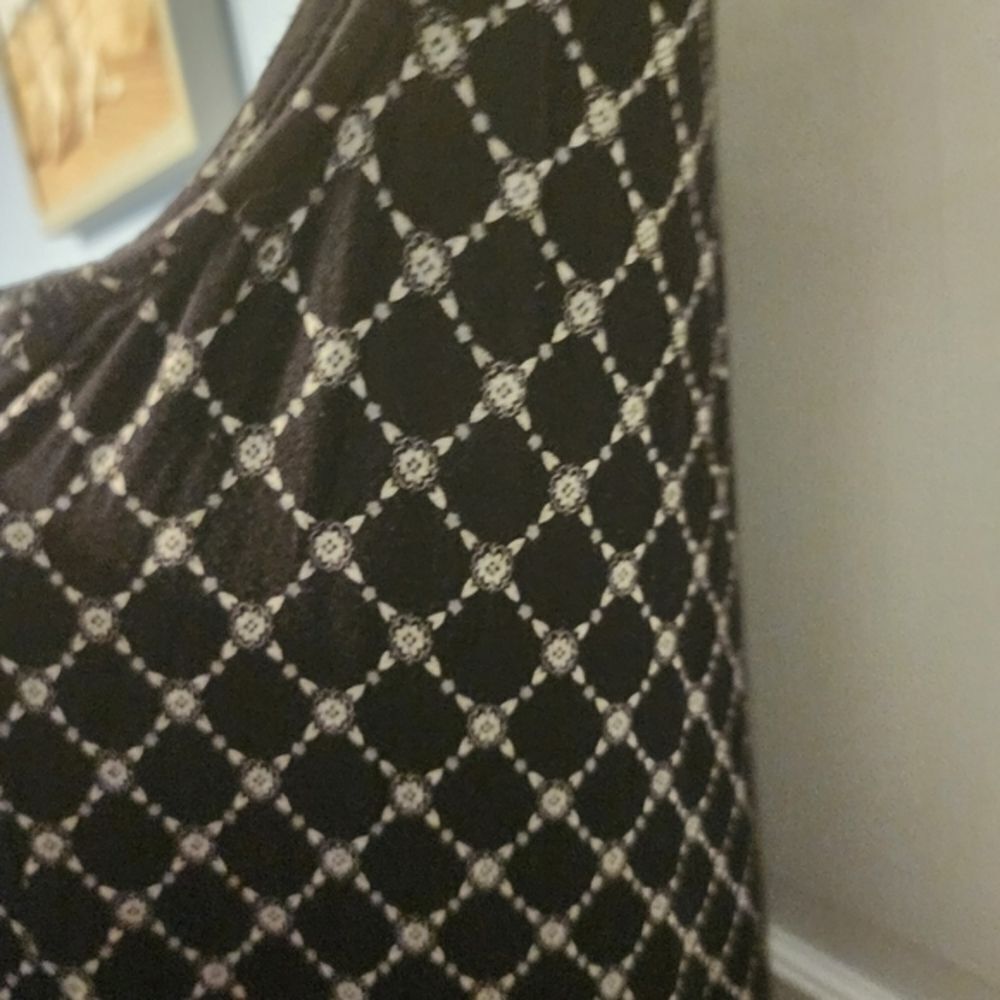 Adorable Black Zig checkered shift dress. Versatile. P XXL.‎ - Picture 6 of 11